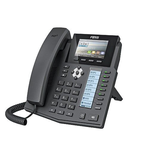 Fanvil X5S 6 Line Executive Gigabit Color Display Phone